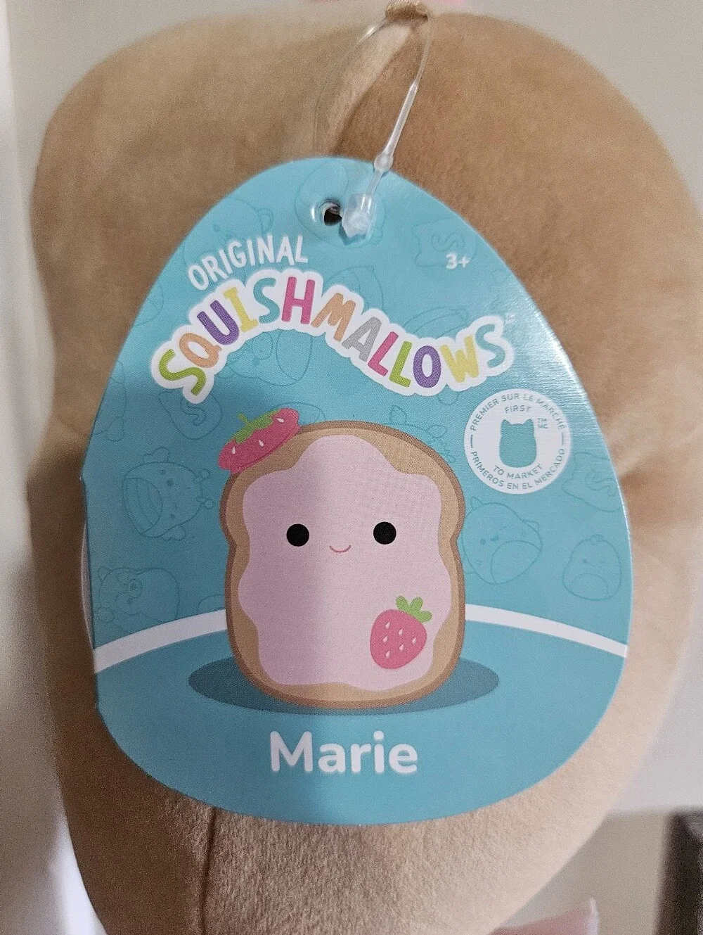 NWT Marie The Pink Strawberry French Toast Squishmallow 8